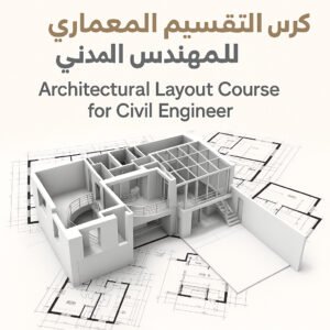 كورس التقسيم المعمارى للمهندس المدنى
